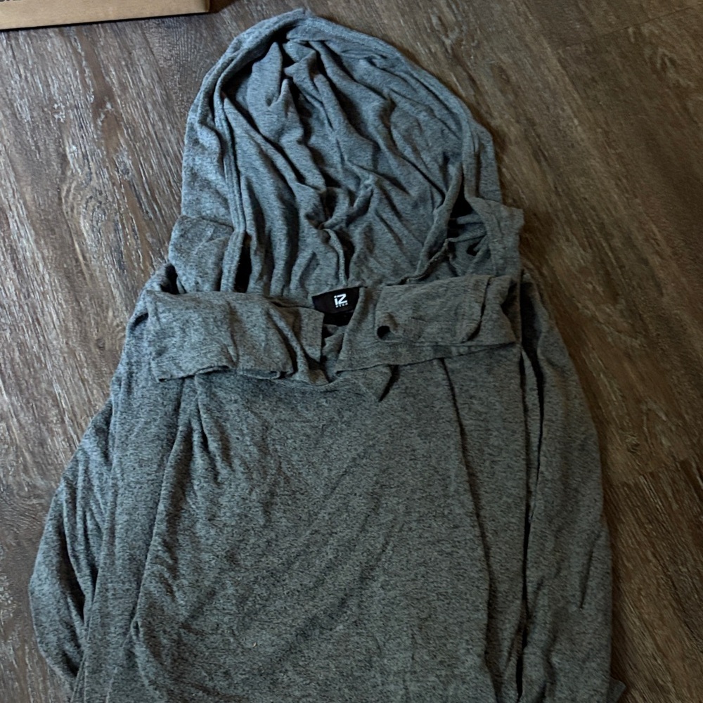 Gray Hooded Sweater